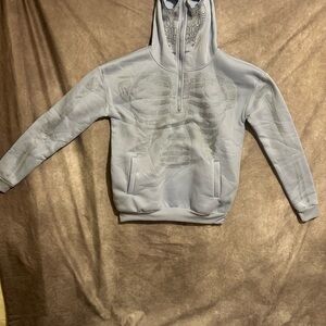 Women’s light blue Skeleton Hoodie Sweater